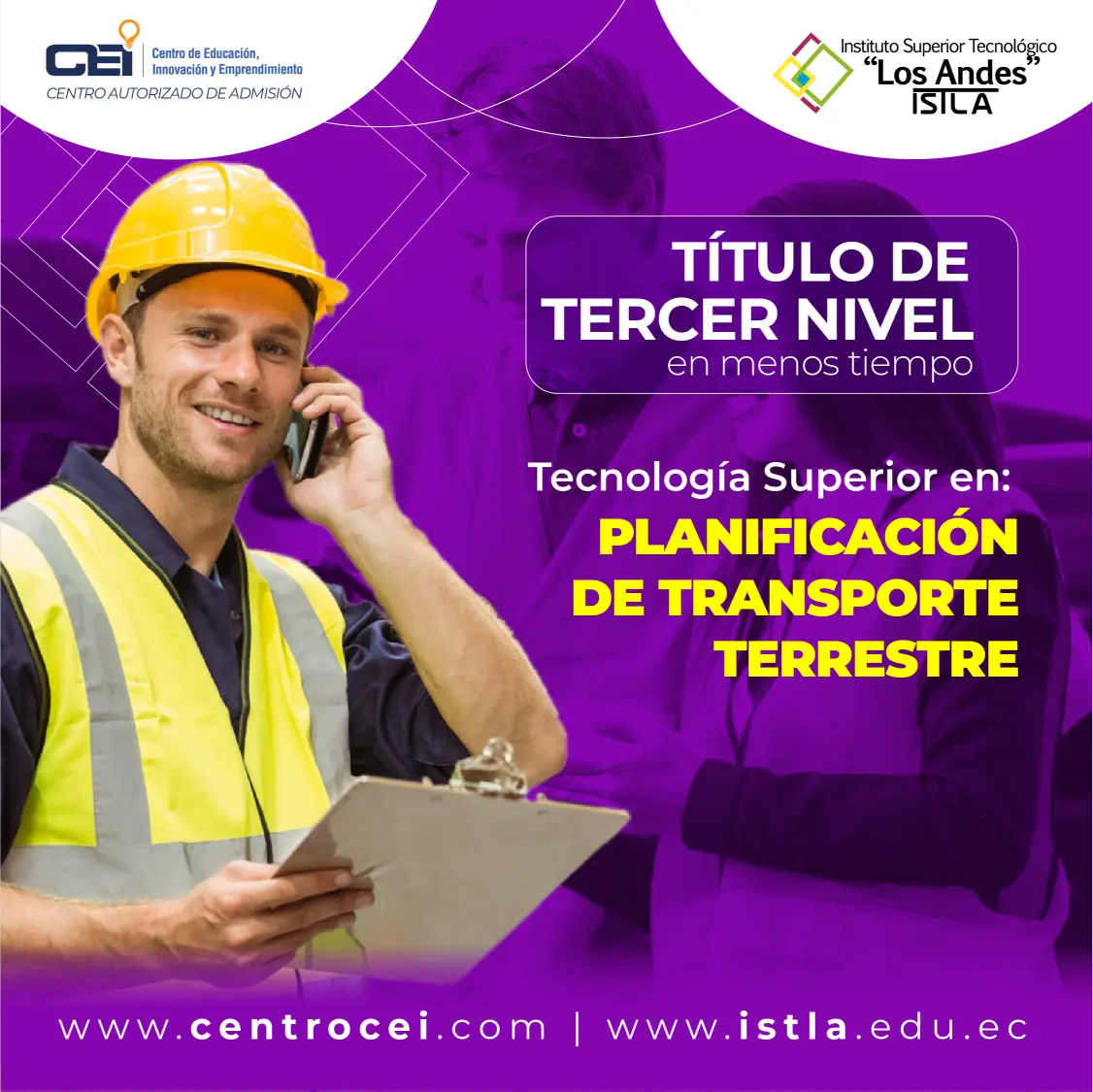 Tecnología Superior en Planificación de Transporte Terrestre